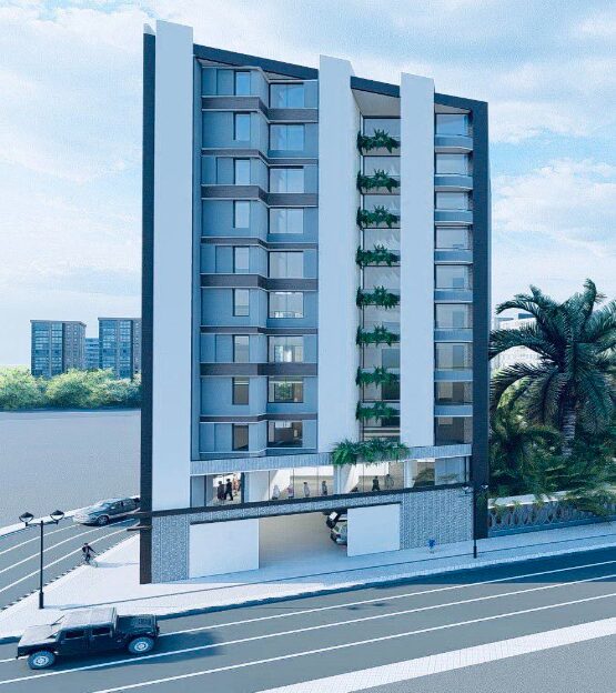 Apartment construction project view