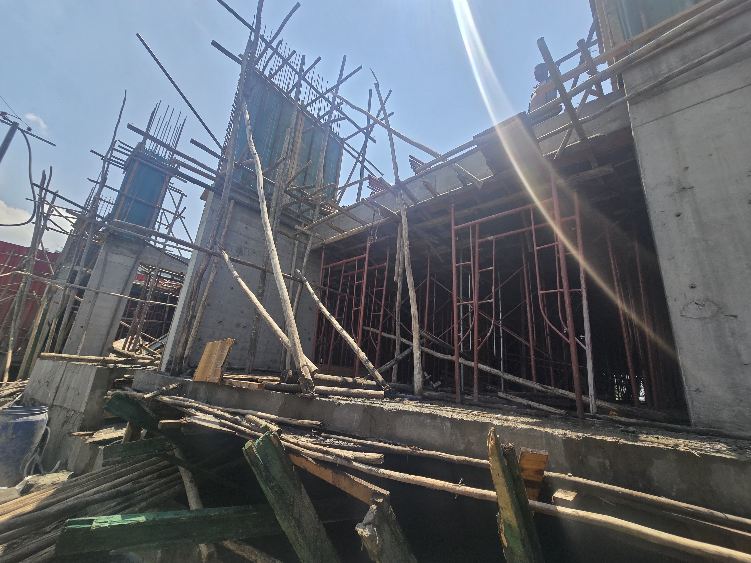 HIBR Apartment Association structural construction progress